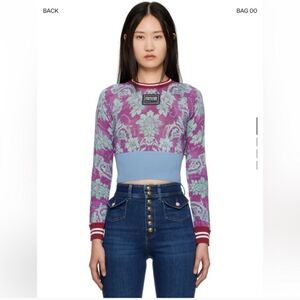 Versace Jeans Couture Sweater Woman Violet